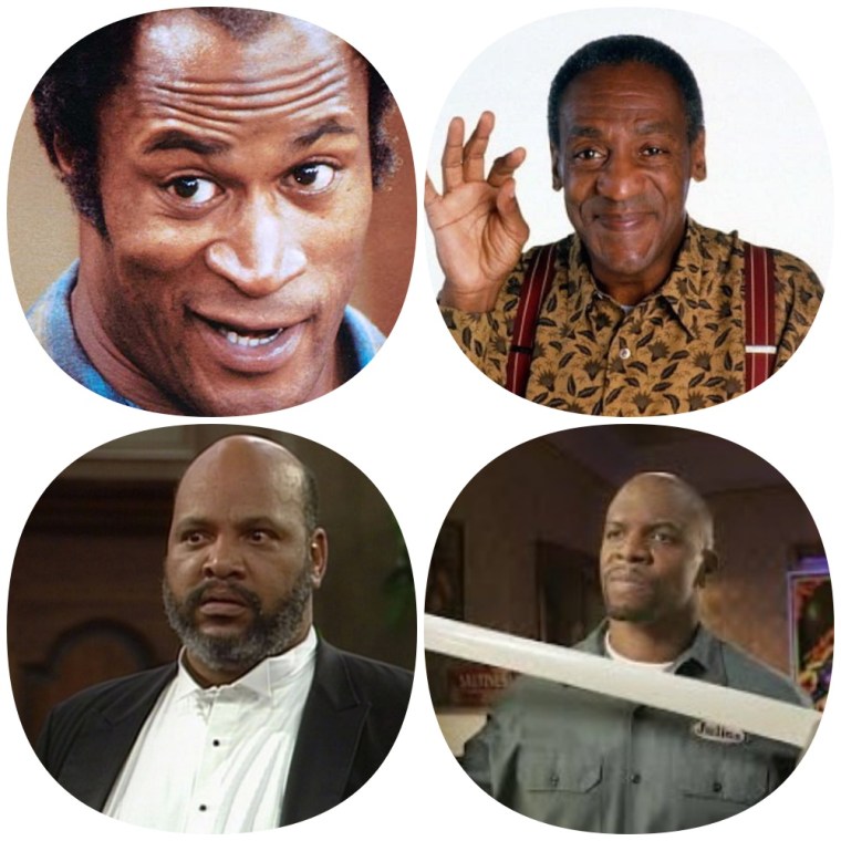 Black TV Dads collage